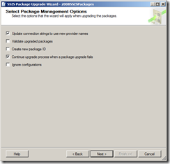 6 select ssis package mngmt options